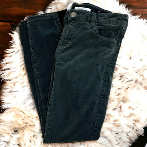 Loft Modern Skinny Corduroy Ankle Forest Green Jeans Pants Women's petite 24 00